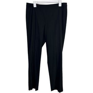 Lafayette 148 Black Wool Straight Leg Dress Pant Trouser Size 12